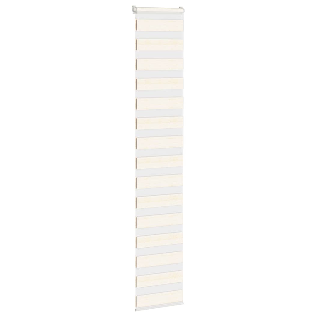 VidaXL zebra rullegardin 50x200 cm stof bredde 45,9 cm marmor beige