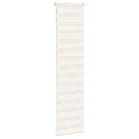 Vidaxx zebra rullegardin 65x200 cm stofbredde 60,9 cm marmorbeige