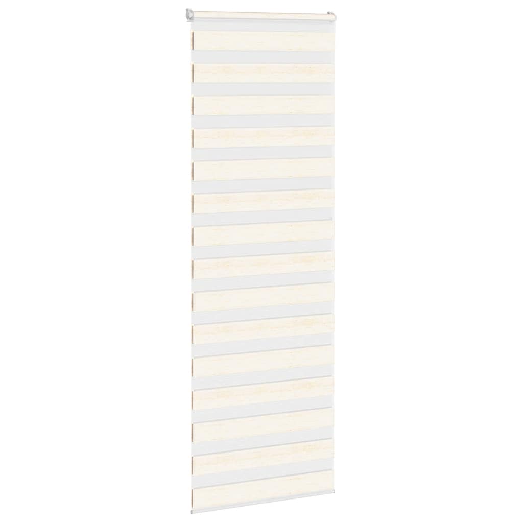 VidaXL zebra rullegardin 70x200 cm stof bredde 65,9 cm marmor beige