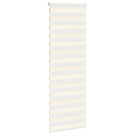 VidaXL zebra rullegardin 75x200 cm stof bredde 70,9 cm marmor beige