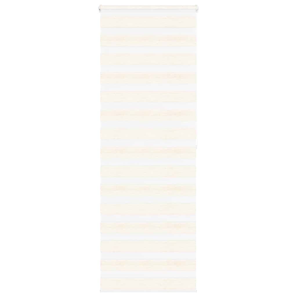 VidaXL zebra rullegardin 80x200 cm stof bredde 75,9 cm marmor beige