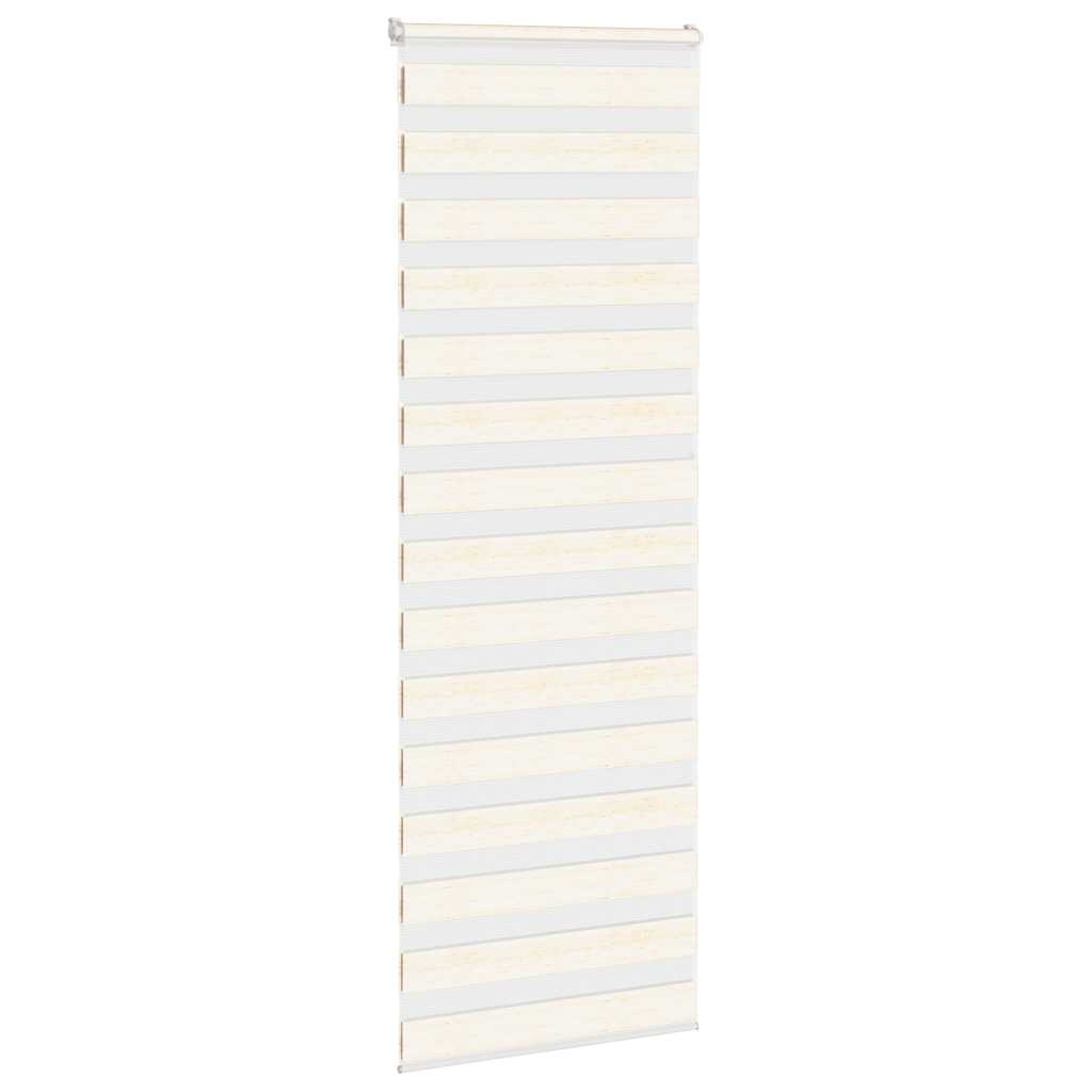 VidaXL zebra rullegardin 80x200 cm stof bredde 75,9 cm marmor beige