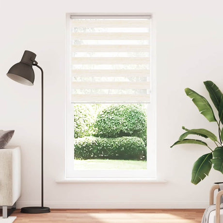 VidaXL zebra rullegardin 100x200 cm stof bredde 95,9 cm marmor beige