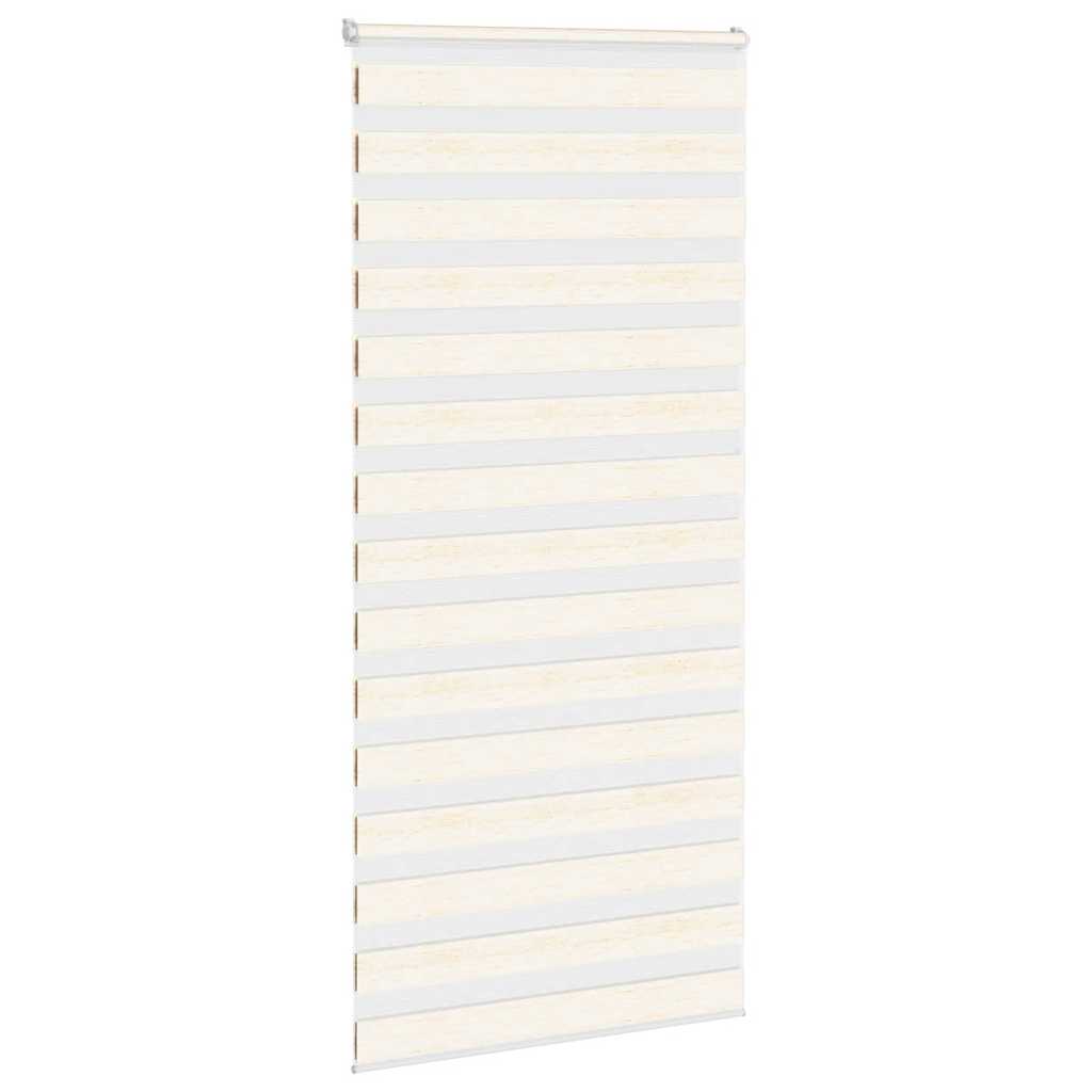 VidaXL zebra rullegardin 100x200 cm stof bredde 95,9 cm marmor beige