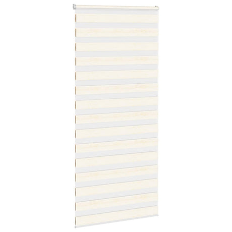 VidaXL zebra rullegardin 105x200 cm stof bredde 100,9 cm marmor beige