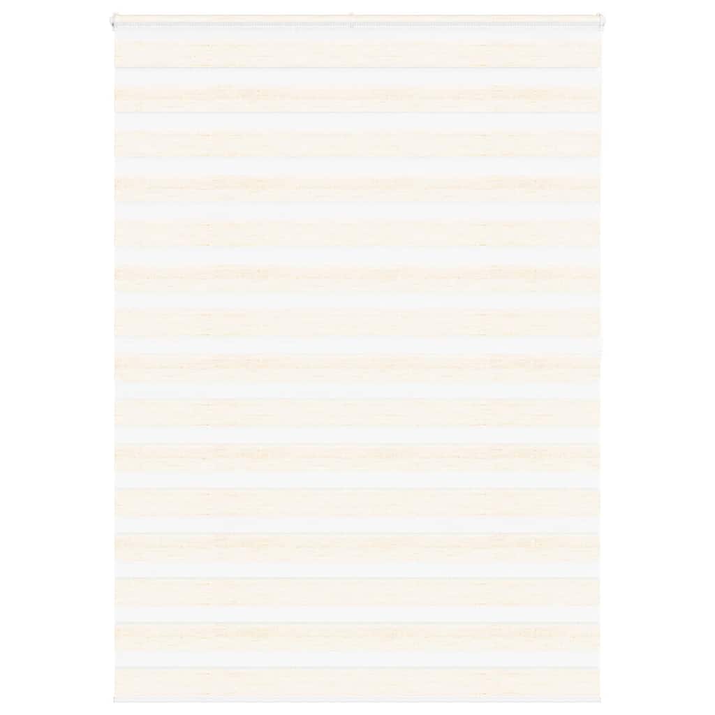 VidaXL zebra rullegardin 155x200 cm stof bredde 150,9 cm marmor beige