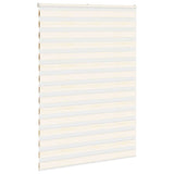 Vidaxx zebra rullegardin 160x200 cm stof bredde 155,9 cm marmor beige