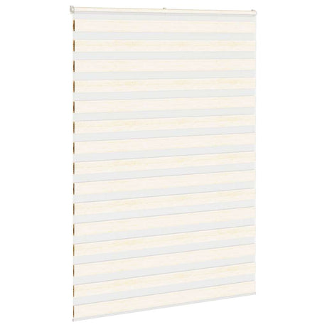 Vidaxx zebra rullegardin 160x200 cm stof bredde 155,9 cm marmor beige