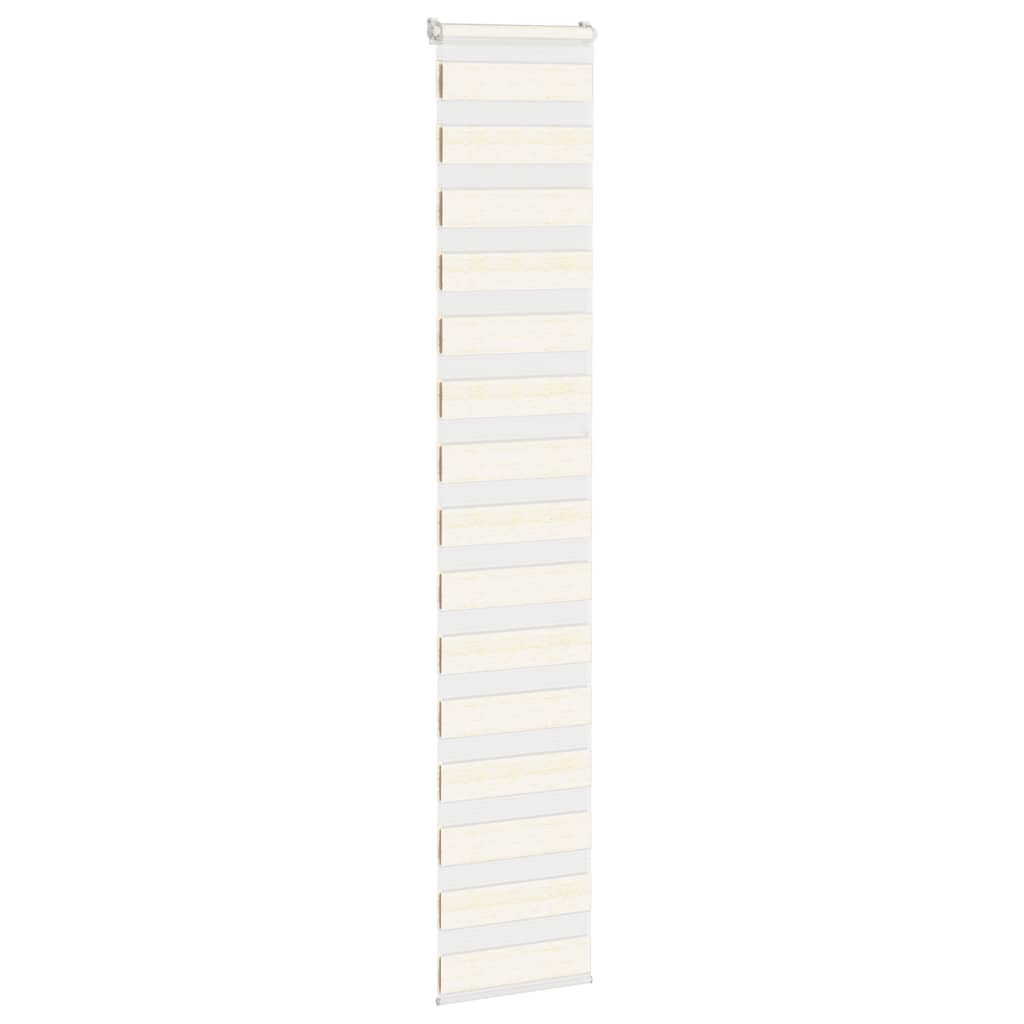 VidaXL zebra rullegardin 40x230 cm stof bredde 35,9 cm marmor beige