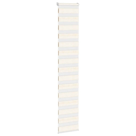 VidaXL zebra rullegardin 45x230 cm stof bredde 40,9 cm marmor beige