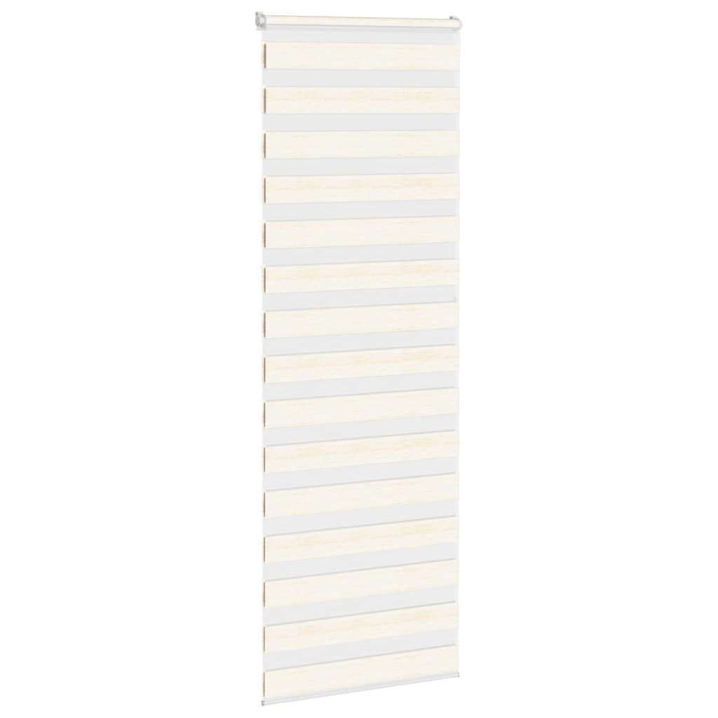 VidaXL zebra rullegardin 85x230 cm stof bredde 80,9 cm marmor beige