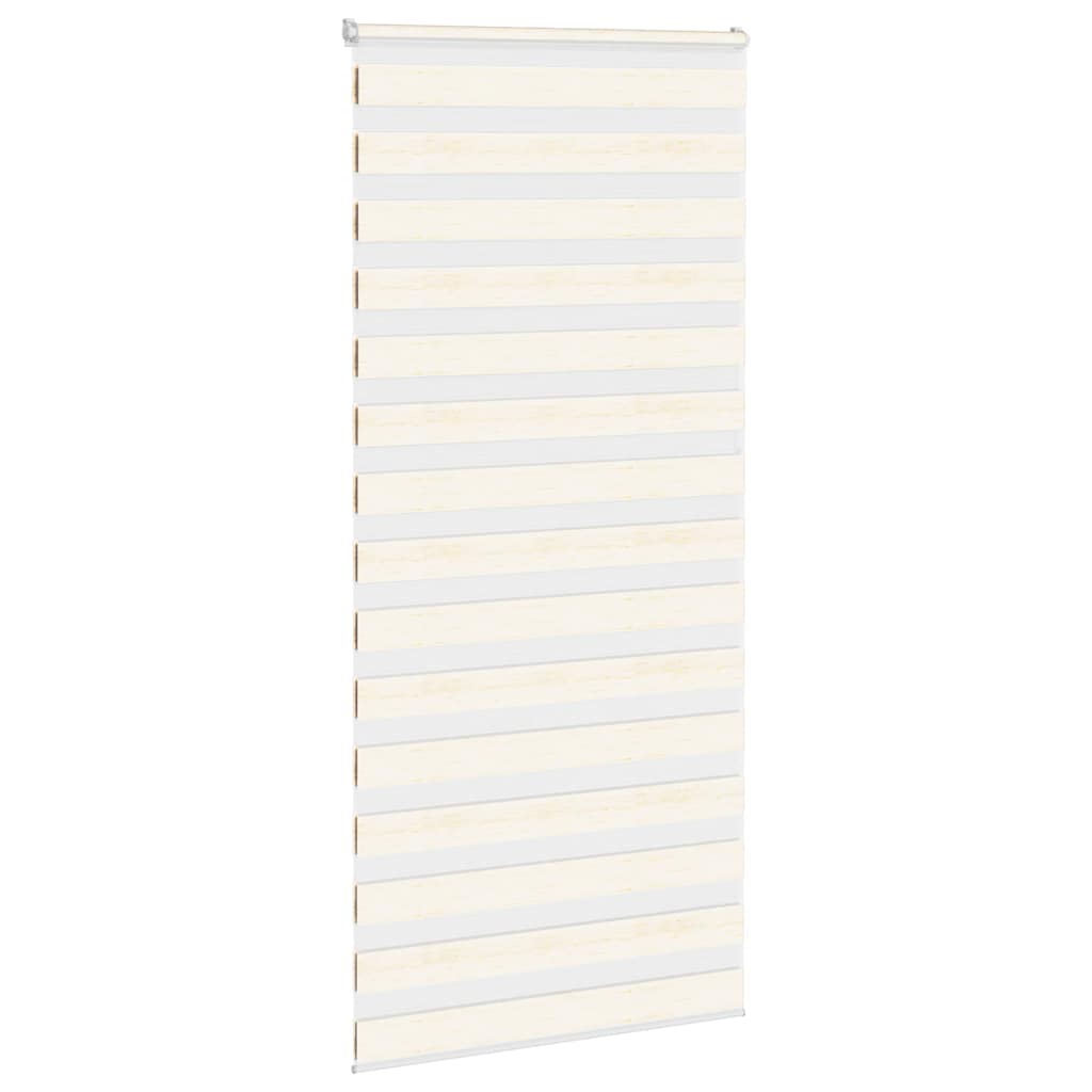 VidaXL zebra rullegardin 100x230 cm stof bredde 95,9 cm marmor beige