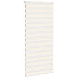 Vidaxx zebra rullegardin 110x230 cm stofbredde 105,9 cm marmor beige