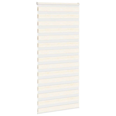 Vidaxx zebra rullegardin 110x230 cm stofbredde 105,9 cm marmor beige