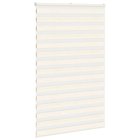 Vidaxx zebra rullegardin 150x230 cm stofbredde 145,9 cm marmor beige