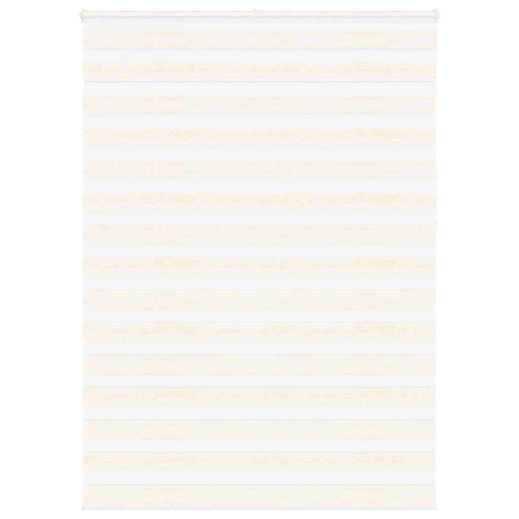 Vidaxx zebra rullegardin 155x230 cm stofbredde 150,9 cm marmor beige