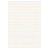 Vidaxx zebra rullegardin 155x230 cm stofbredde 150,9 cm marmor beige