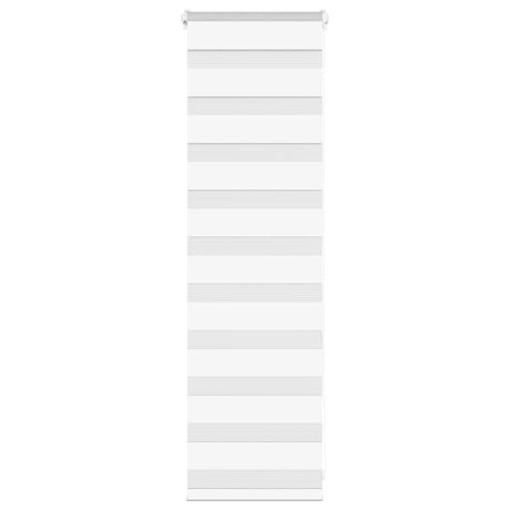 Vidaxx zebra rullegardin 45x100 cm stofbredde 40,9 cm polyester hvid