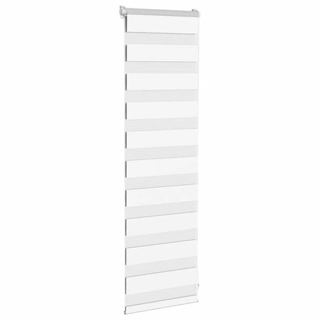 Vidaxx zebra rullegardin 45x100 cm stofbredde 40,9 cm polyester hvid