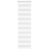 Vidaxx zebra rullegardin 50x100 cm stofbredde 45,9 cm polyester hvid