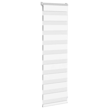 Vidaxx zebra rullegardin 50x100 cm stofbredde 45,9 cm polyester hvid