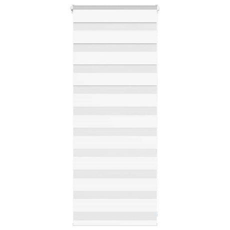 Vidaxx zebra rullegardin 60x100 cm stofbredde 55,9 cm polyester hvid