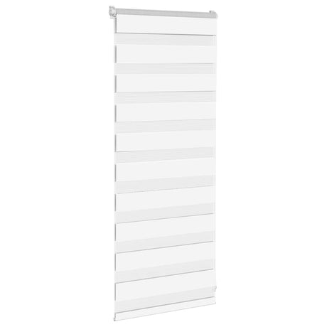 Vidaxx zebra rullegardin 60x100 cm stofbredde 55,9 cm polyester hvid