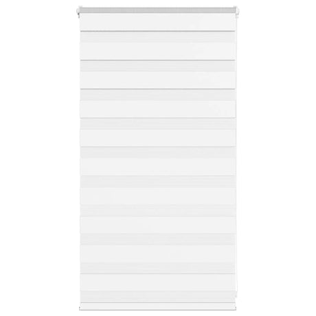 VidaXL zebragardin 70x100 cm stofbredde 65,9 cm polyester hvid