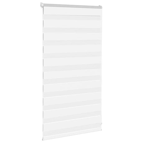 VidaXL zebragardin 70x100 cm stofbredde 65,9 cm polyester hvid