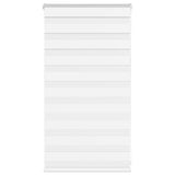 VidaXL zebragardin 75x100 cm stofbredde 70,9 cm polyester hvid