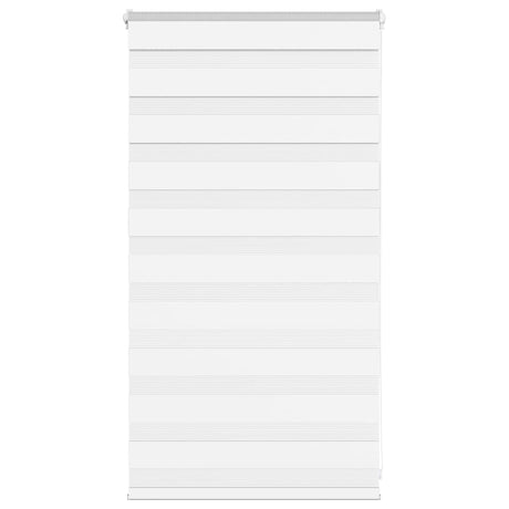 VidaXL zebragardin 75x100 cm stofbredde 70,9 cm polyester hvid