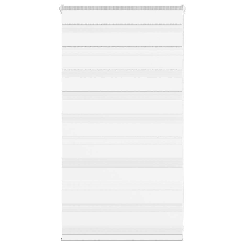 VidaXL zebragardin 90x100 cm stofbredde 85,9 cm polyester hvid