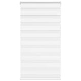 VidaXL zebragardin 90x100 cm stofbredde 85,9 cm polyester hvid