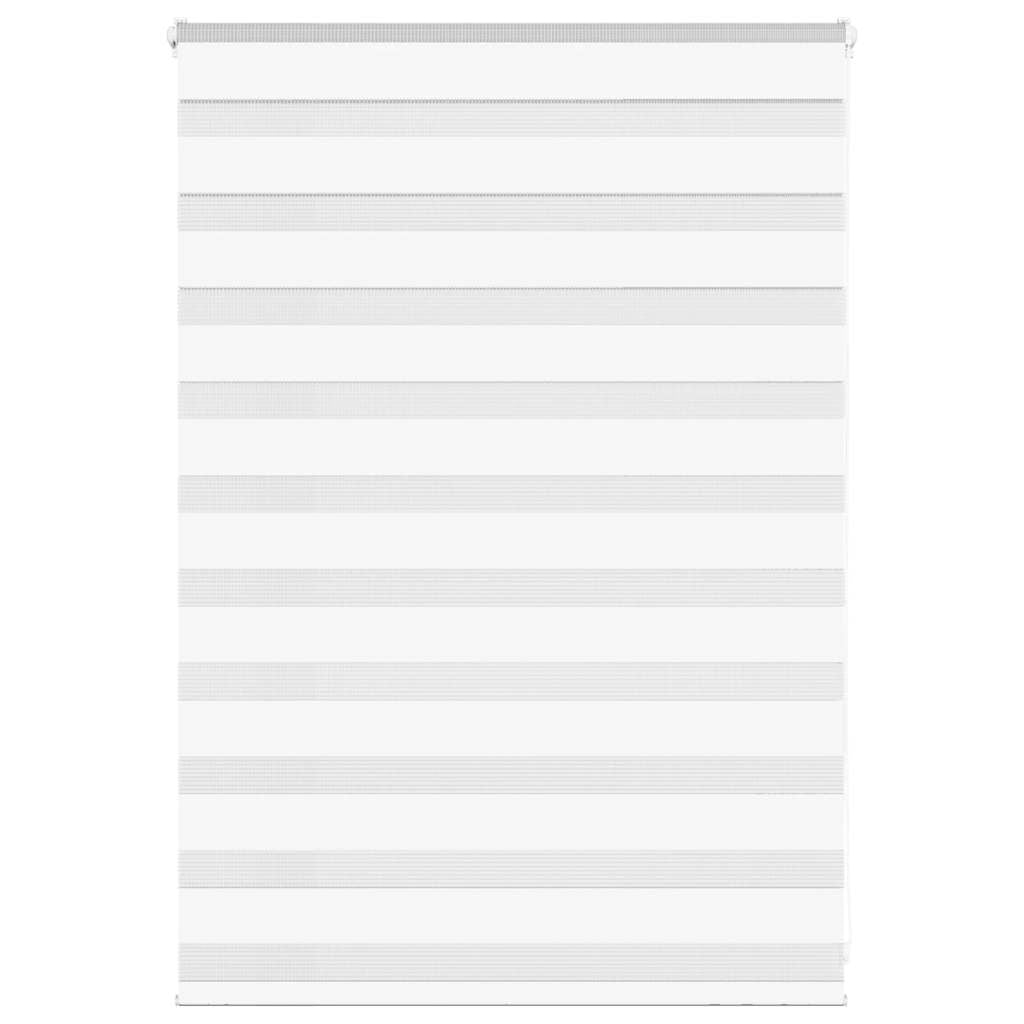 VidaXL zebragardin 95x100 cm stofbredde 90,9 cm polyester hvid