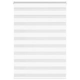 VidaXL zebragardin 95x100 cm stofbredde 90,9 cm polyester hvid
