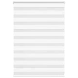 VidaXL zebragardin 100x100 cm stofbredde 95,9 cm polyester hvid