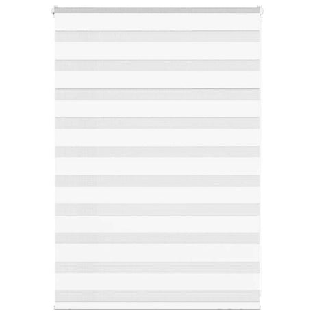VidaXL zebragardin 100x100 cm stofbredde 95,9 cm polyester hvid