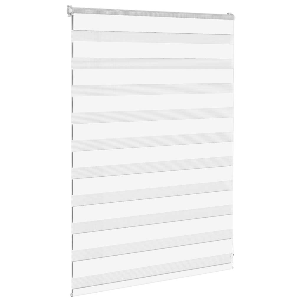 VidaXL zebragardin 100x100 cm stofbredde 95,9 cm polyester hvid