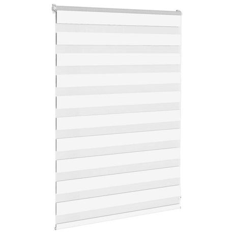 VidaXL zebragardin 105x100 cm stofbredde 100,9 cm polyester hvid
