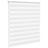 VidaXL zebragardin 120x100 cm stofbredde 115,9 cm polyester hvid