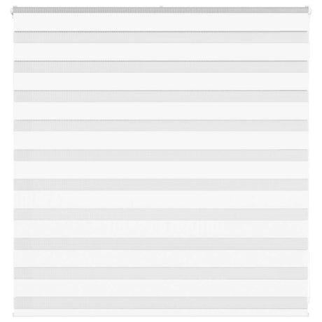 VidaXL zebragardin 145x100 cm stofbredde 140,9 cm polyester hvid