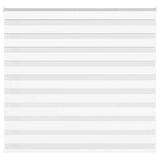 VidaXL zebragardin 155x100 cm stofbredde 150,9 cm polyester hvid