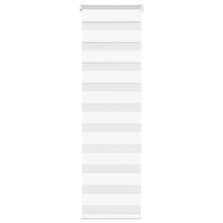 Vidaxx zebra rullegardin 45x150 cm stofbredde 40,9 cm polyester hvid