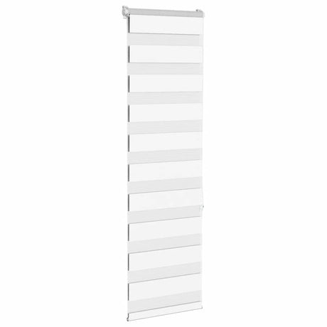 Vidaxx zebra rullegardin 45x150 cm stofbredde 40,9 cm polyester hvid