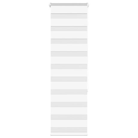 Vidaxx zebra rullegardin 50x150 cm stofbredde 45,9 cm polyester hvid
