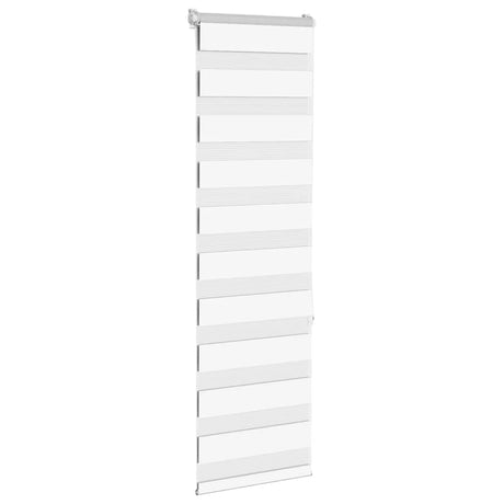 Vidaxx zebra rullegardin 50x150 cm stofbredde 45,9 cm polyester hvid