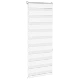 Vidaxx zebra rullegardin 60x150 cm stofbredde 55,9 cm polyester hvid