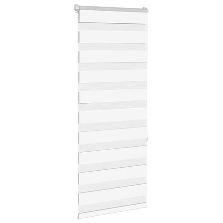Vidaxx zebra rullegardin 60x150 cm stofbredde 55,9 cm polyester hvid