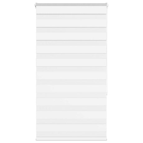 Vidaxx zebra rullegardin 80x150 cm stofbredde 75,9 cm polyester hvid