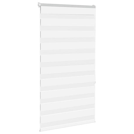 Vidaxx zebra rullegardin 80x150 cm stofbredde 75,9 cm polyester hvid